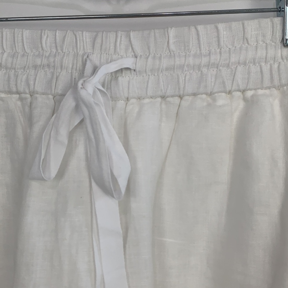 J Crew NWT white wide leg slacks - Picture 4 of 10